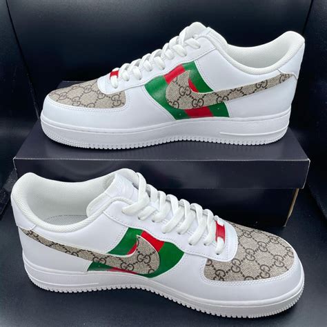 air force personnalisé gucci|Gucci air force 1 low.